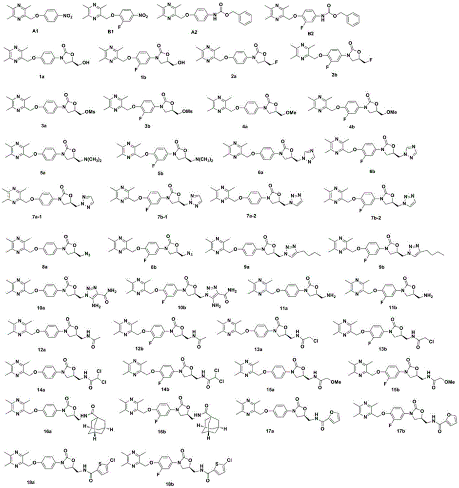 A kind of novel oxazolidinone compound and its preparation method and application