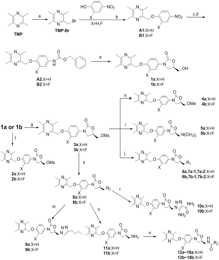 A kind of novel oxazolidinone compound and its preparation method and application