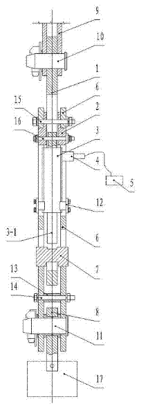 Sensing device for carrying out real-time monitoring on load bearing of single-rope winding hoisting system