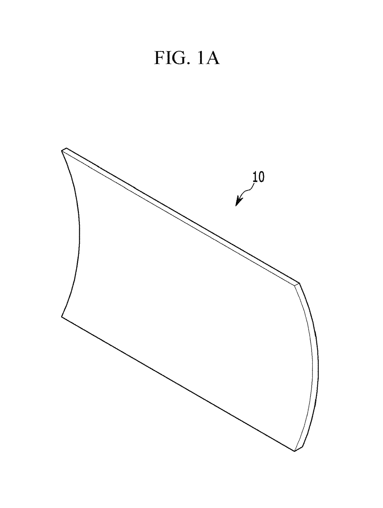 Curved display device having plurality of subpixel electrodes formed in plurality of columns