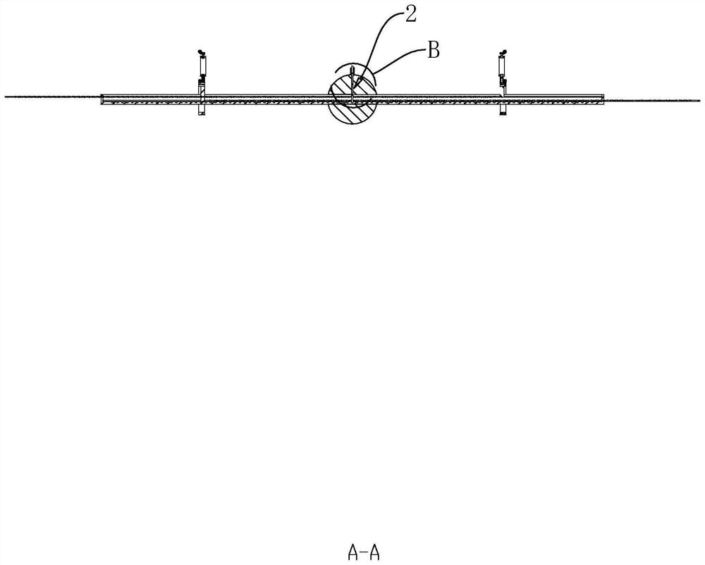 Support for street lamp foundation bolt