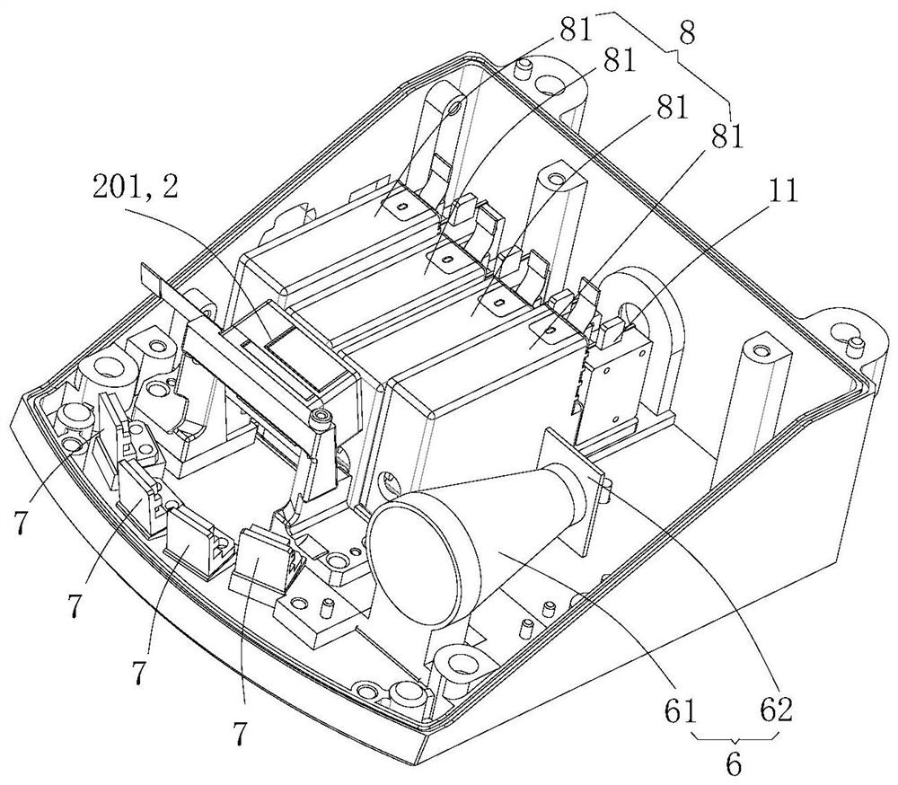 Composite laser radar and control method thereof