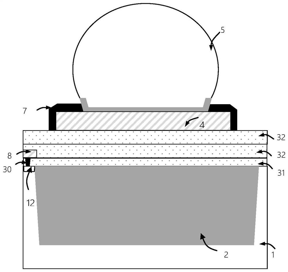 Metal pad structure and process method thereof