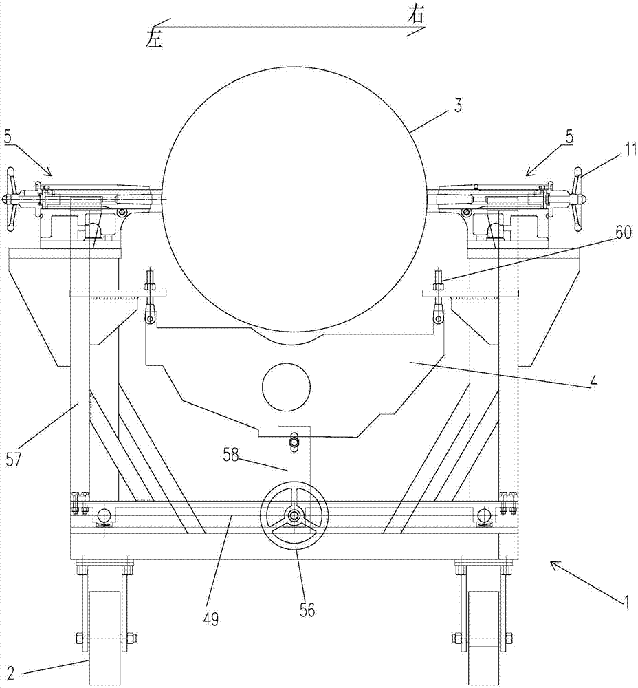 Movable ground oil seal device for engine