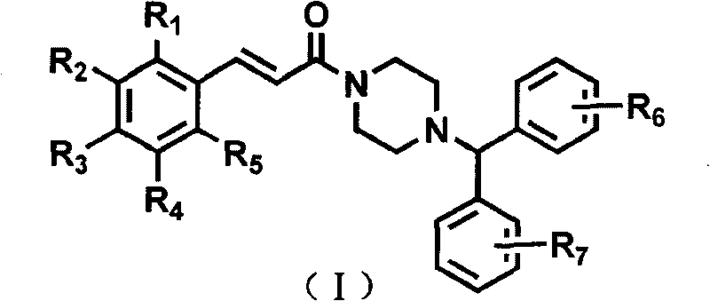 Cinnamamide derivative and application as cerebral nerve protective agent