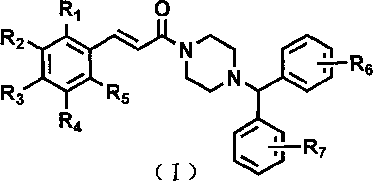 Cinnamamide derivative and application as cerebral nerve protective agent