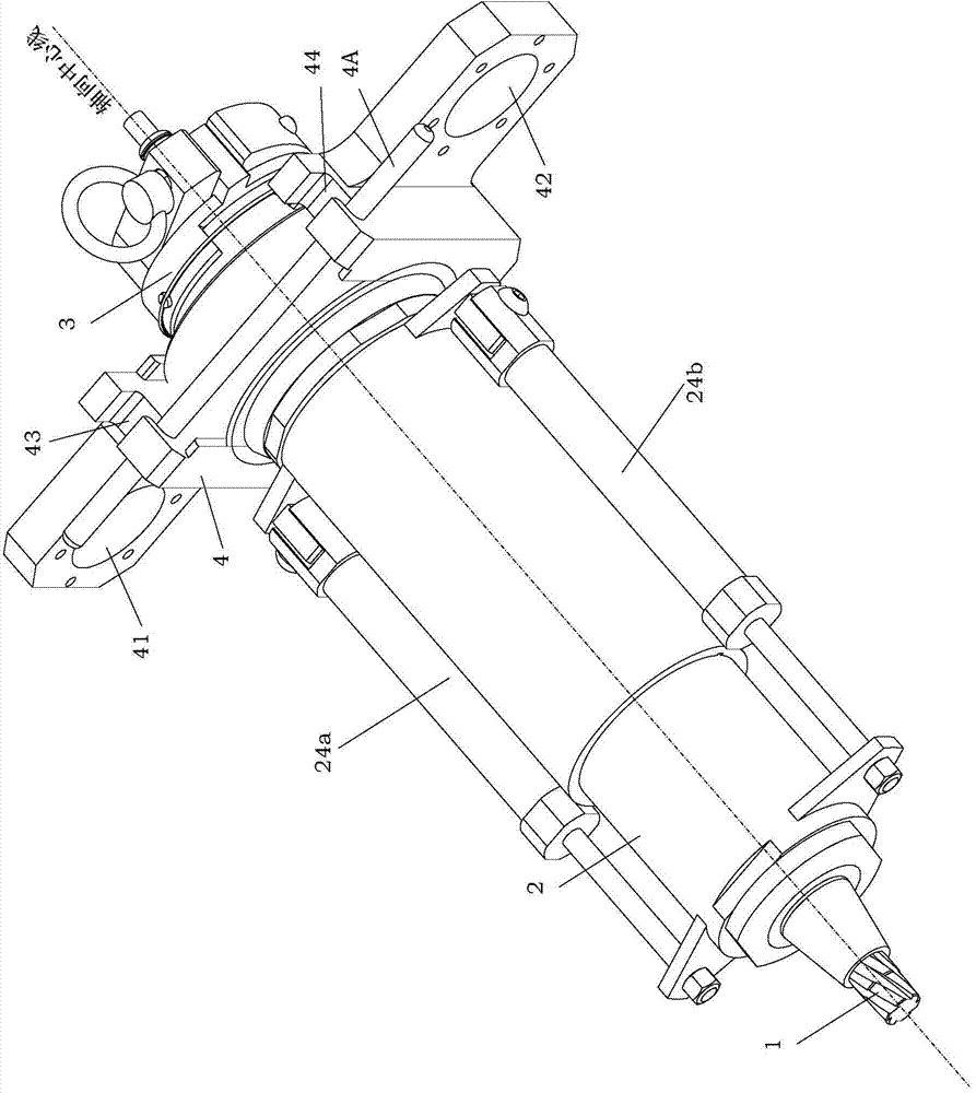 Fast positioning device applied to automatic feeding drill