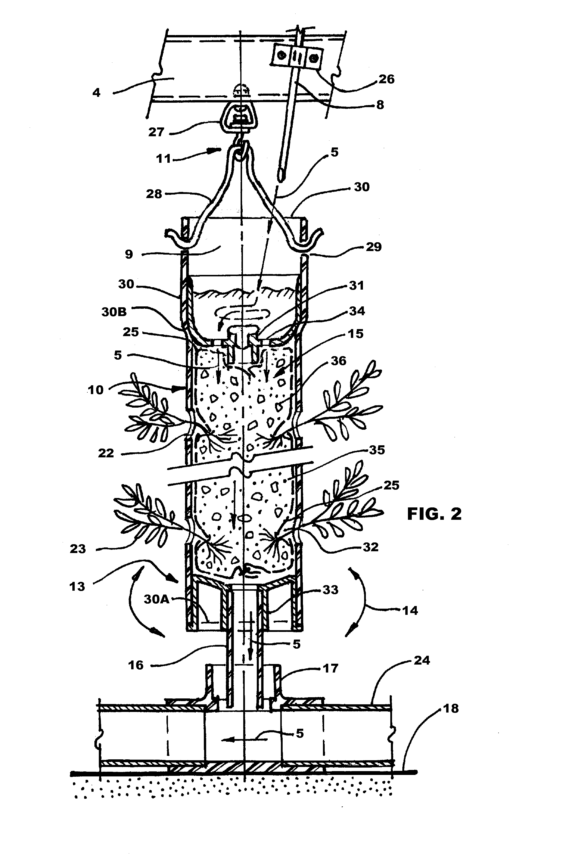 Light-weight modular adjustable vertical hydroponic growing system and method