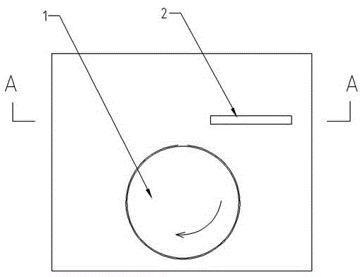 A hidden rotary lock cylinder and unlocking key