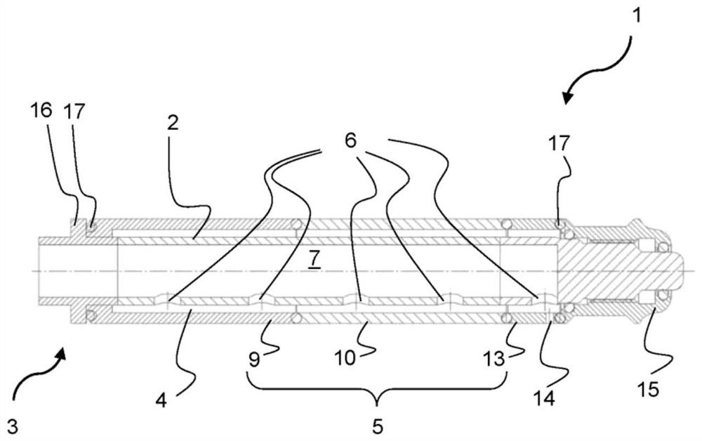 Cleaning nozzle for filling system and method for installing cleaning nozzle