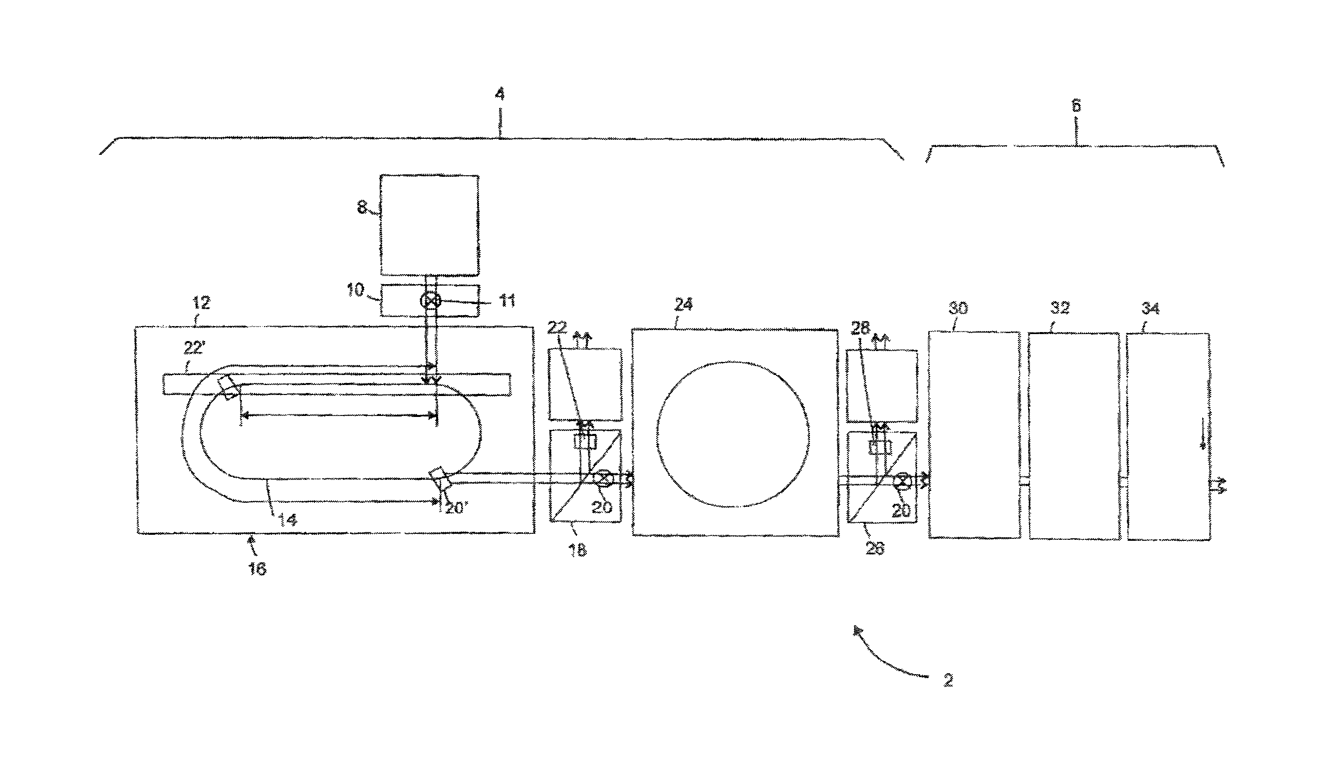 Facility and method for producing containers