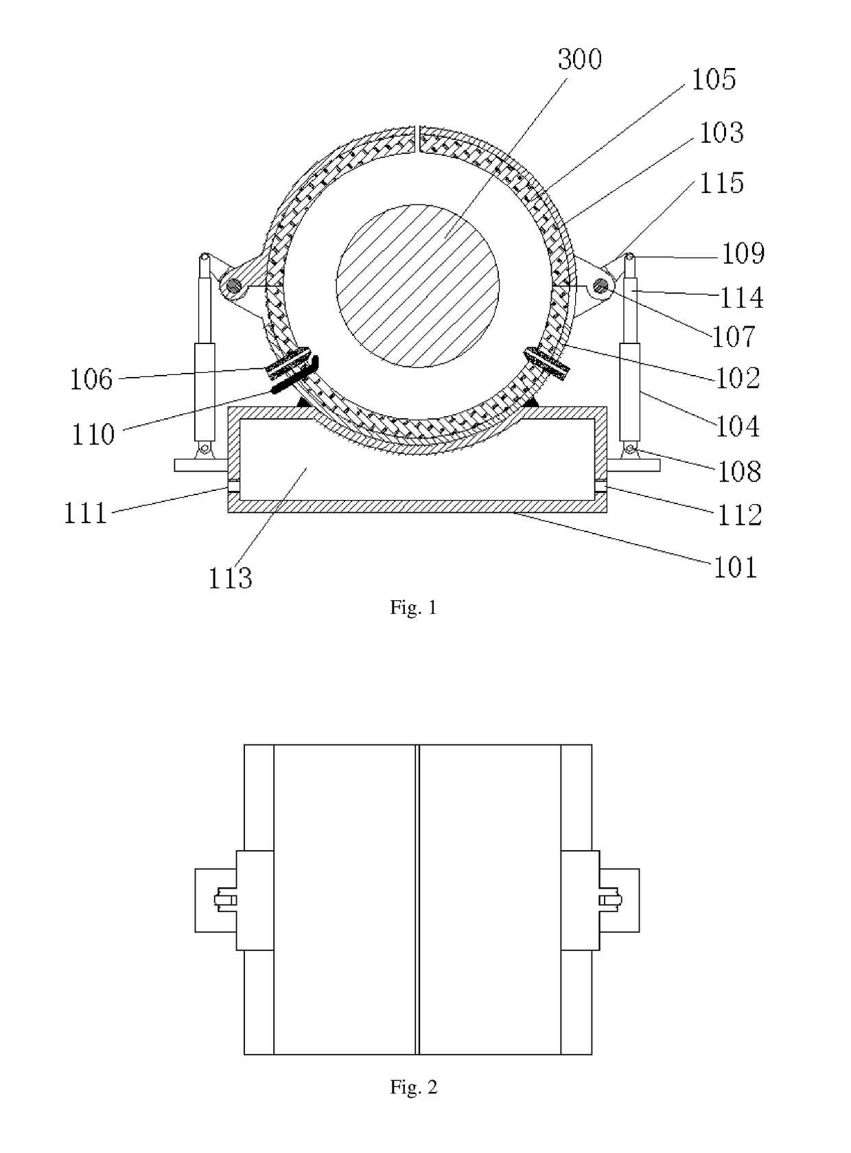 Opening-and-Closing Type Heater and Wind Generator Shaft Forging Process Using the Same