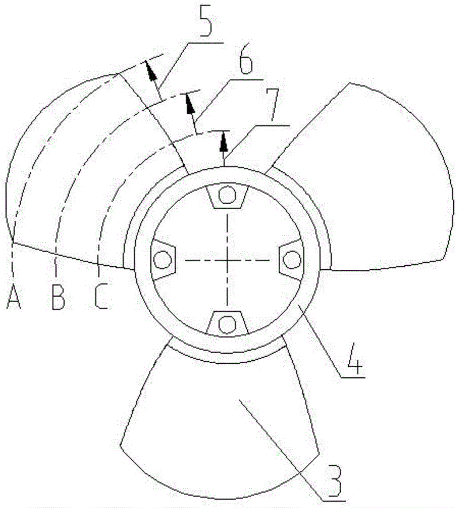 A Design Method of Three Working Condition Points for the Impeller of High Specific Speed ​​Axial Flow Pump