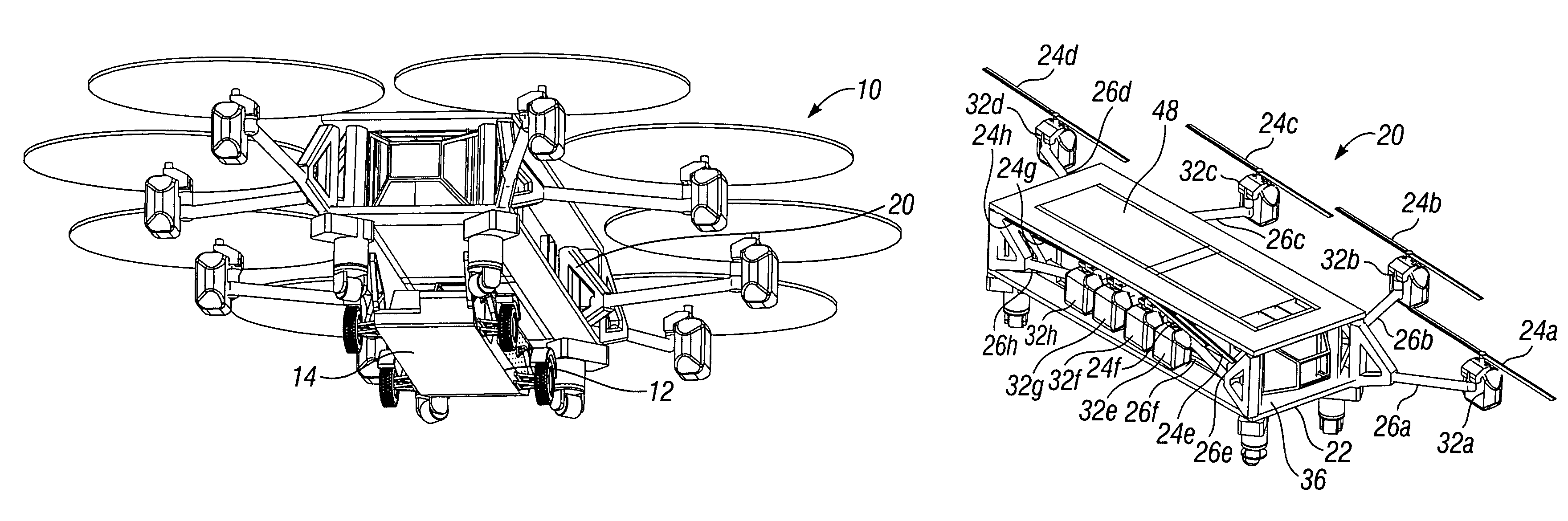 Modular flying vehicle