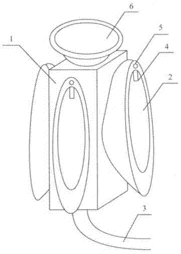 Centralized male urinal