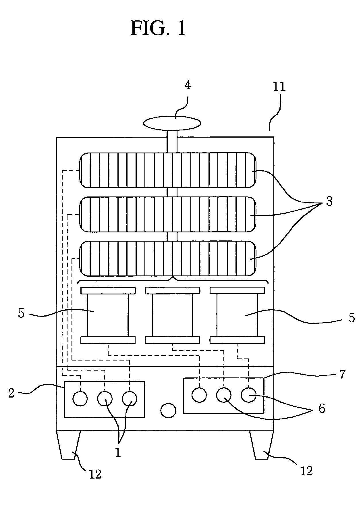 Power supply for measuring the line impedance of underground cable