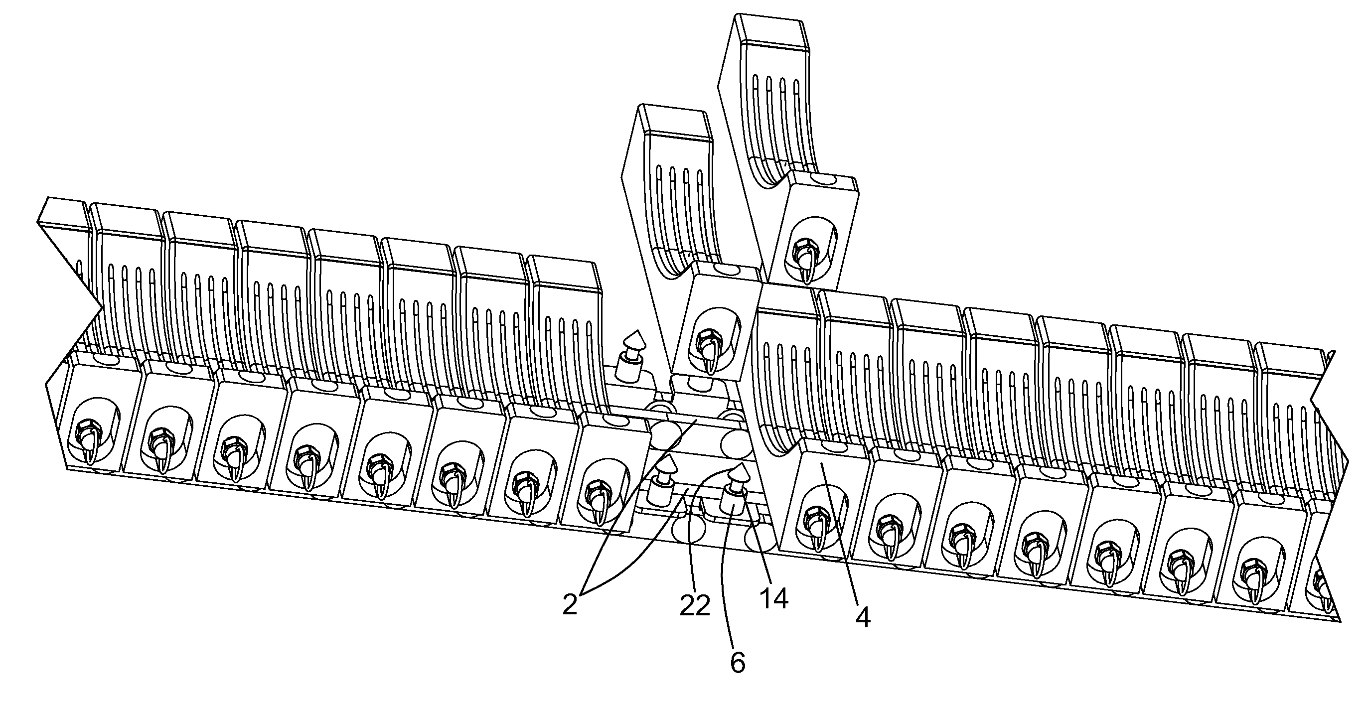 Modular conveyor belt