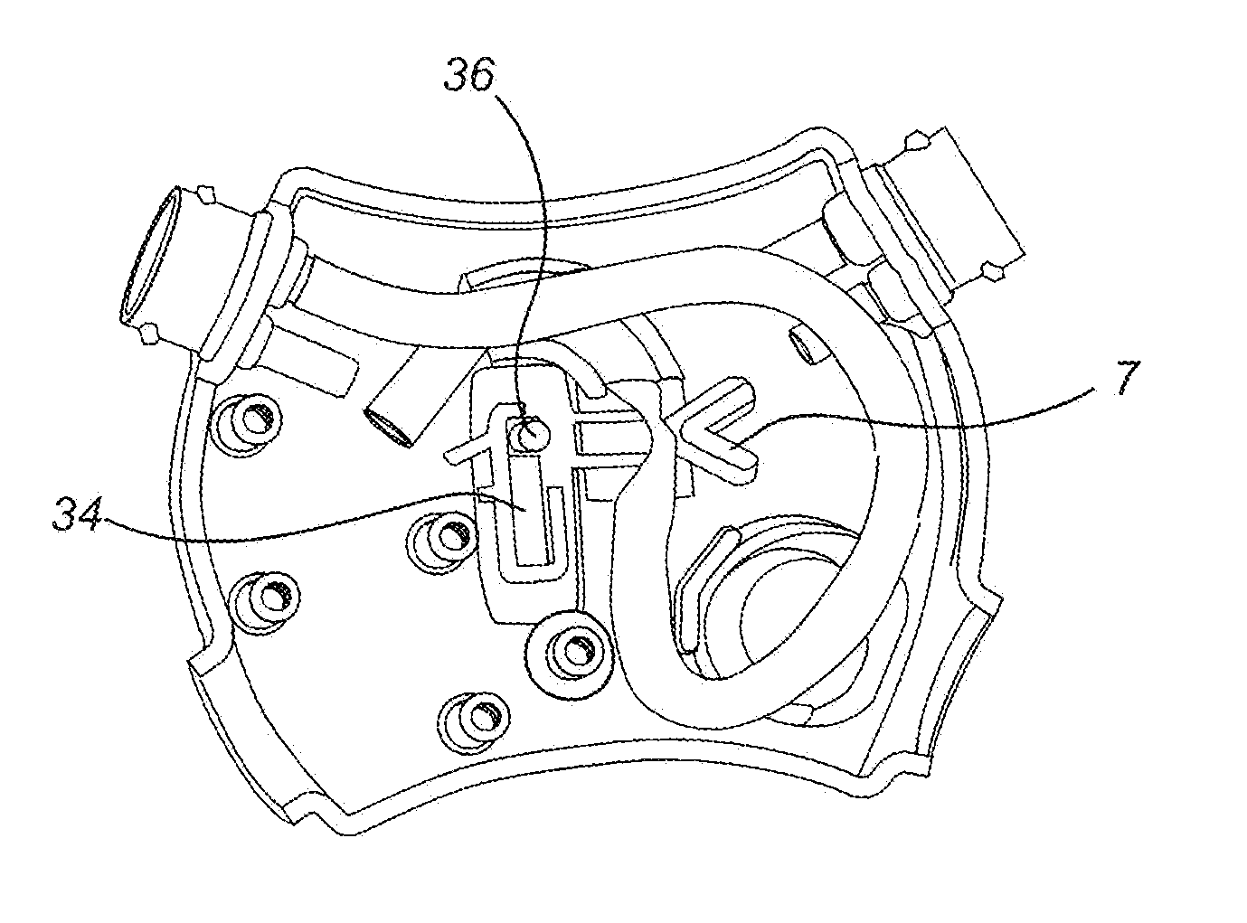 Apparatus including a conduit claimping device