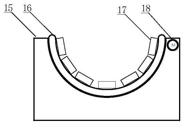 Quick-start intermediate infrared laser and corresponding polycrystal switching device