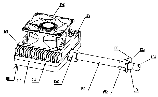 Semiconductor microwave oven and semiconductor microwave generator connecting structure for same