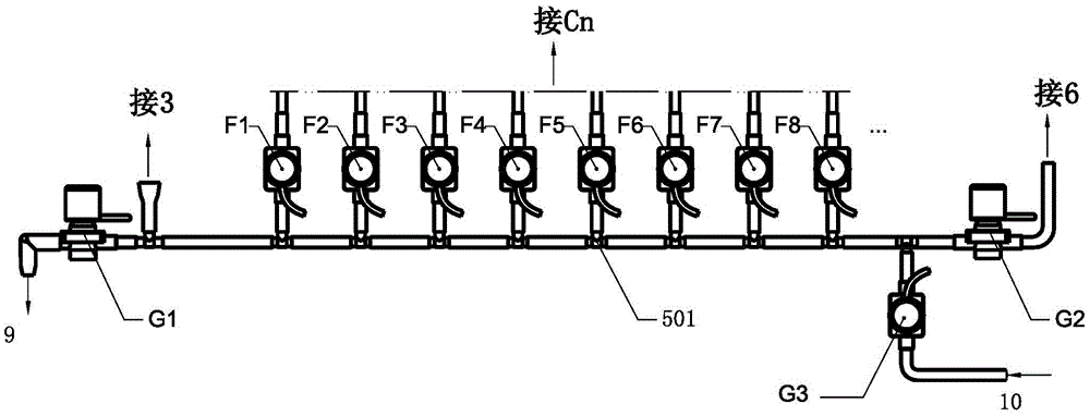 A liquid batching machine and its working method