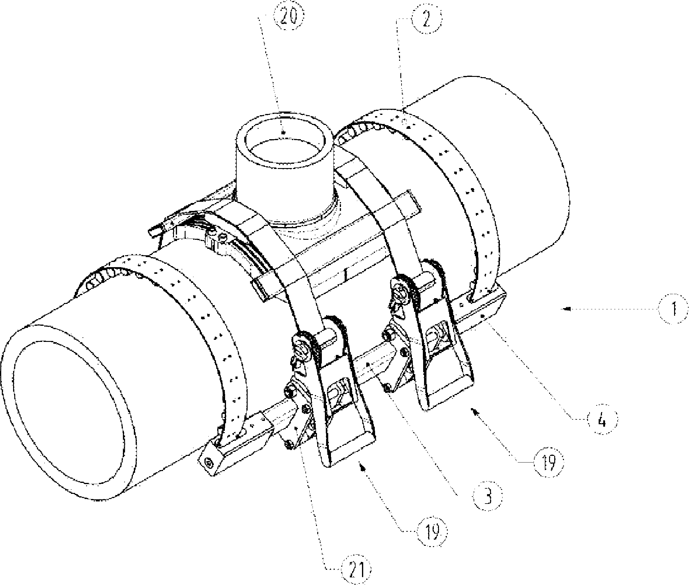 Apparatus for guiding tube processing devices