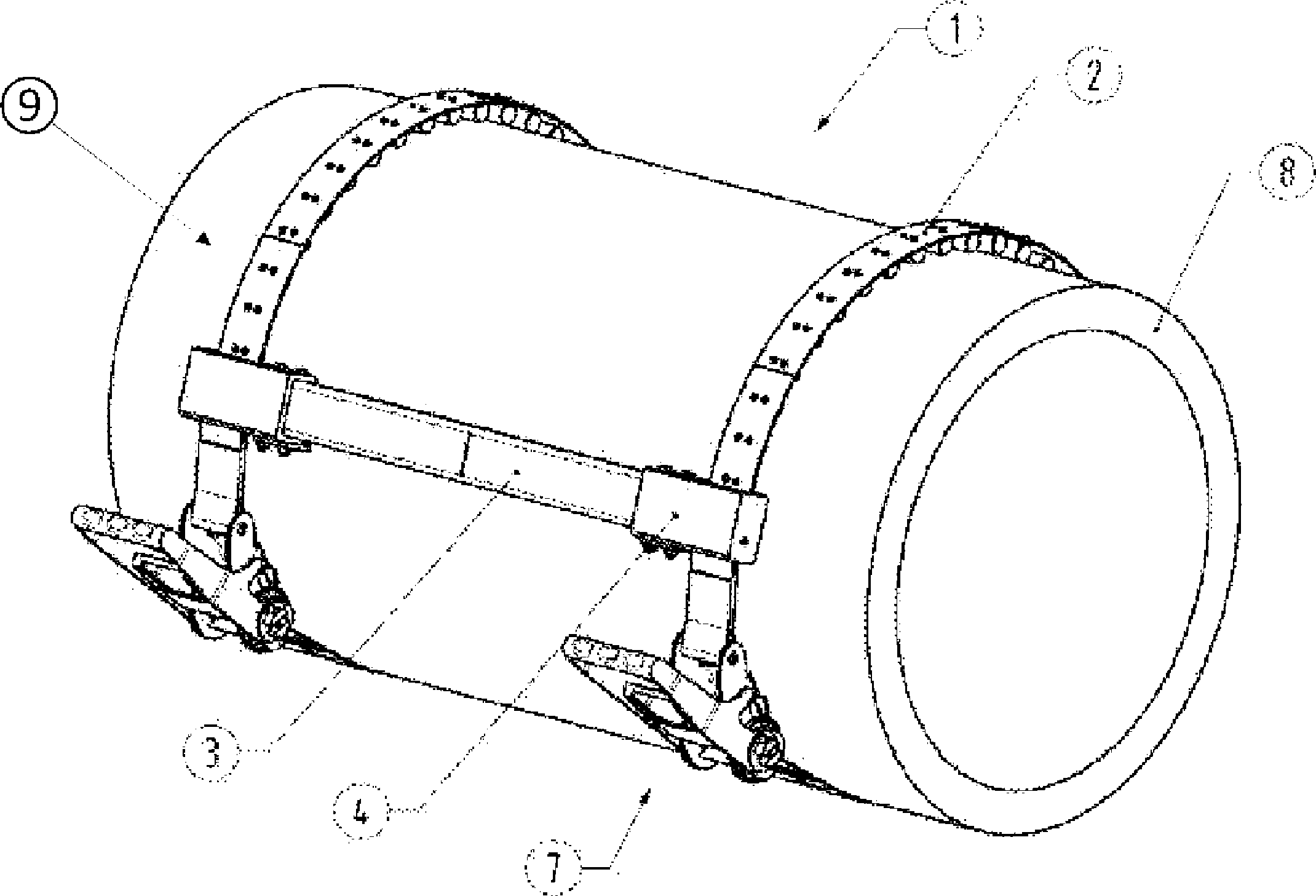 Apparatus for guiding tube processing devices