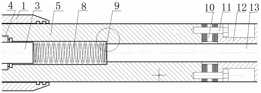 Hole-bottom tubular linear motor electric impactor