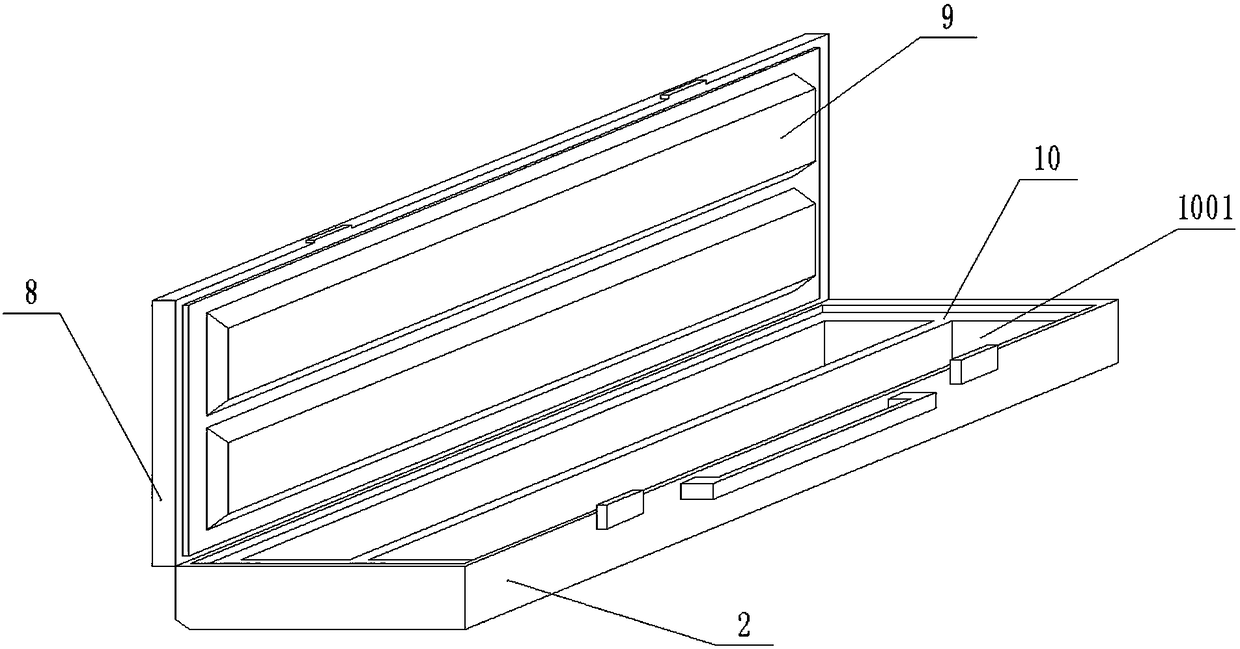 Transport and storage device for multi-leaf spring assembly of towing vehicle