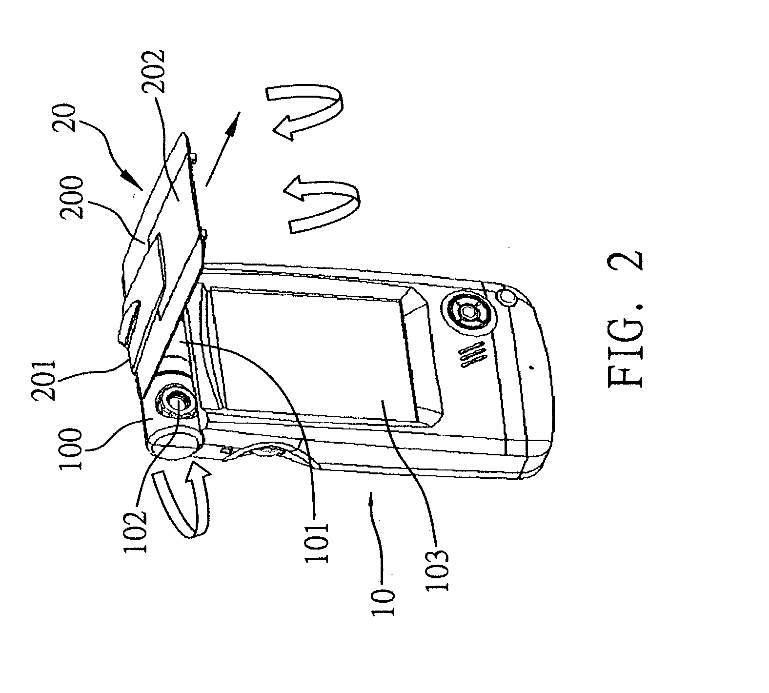 Image capture apparatus with a protection flip cover that clips leaf-like objects