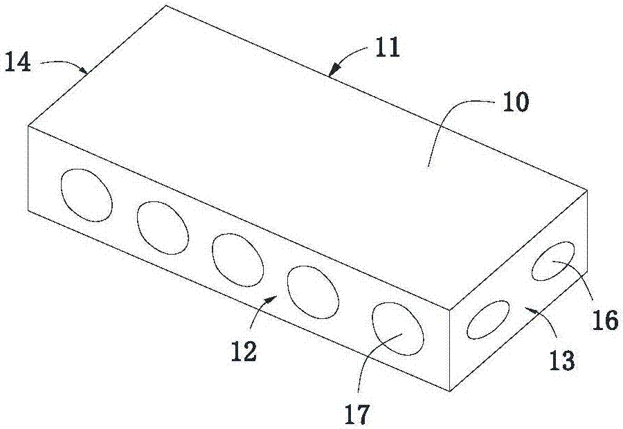 Two-way cavity reinforced concrete plate and manufacturing method thereof
