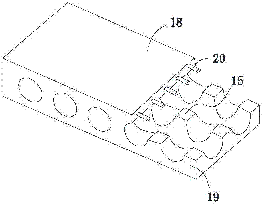 Two-way cavity reinforced concrete plate and manufacturing method thereof