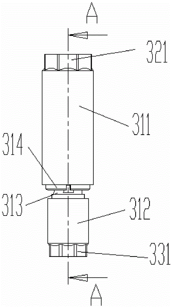 Ejecting clamping type connecting piece and connecting pile