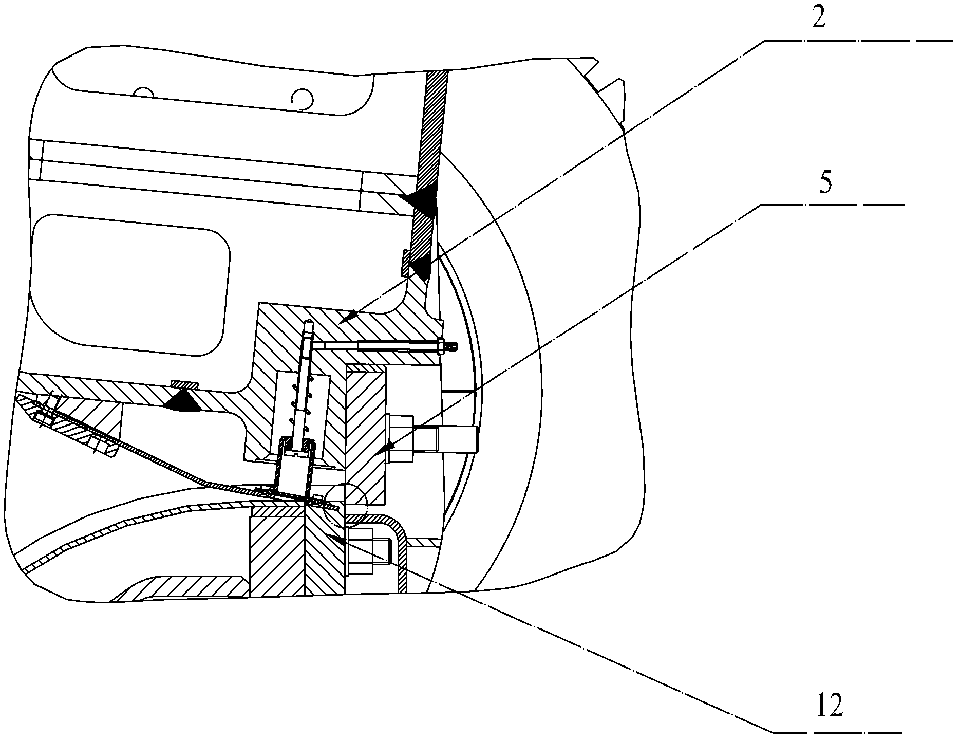 Preparation method of upper tool post of cold-rolled flying shear