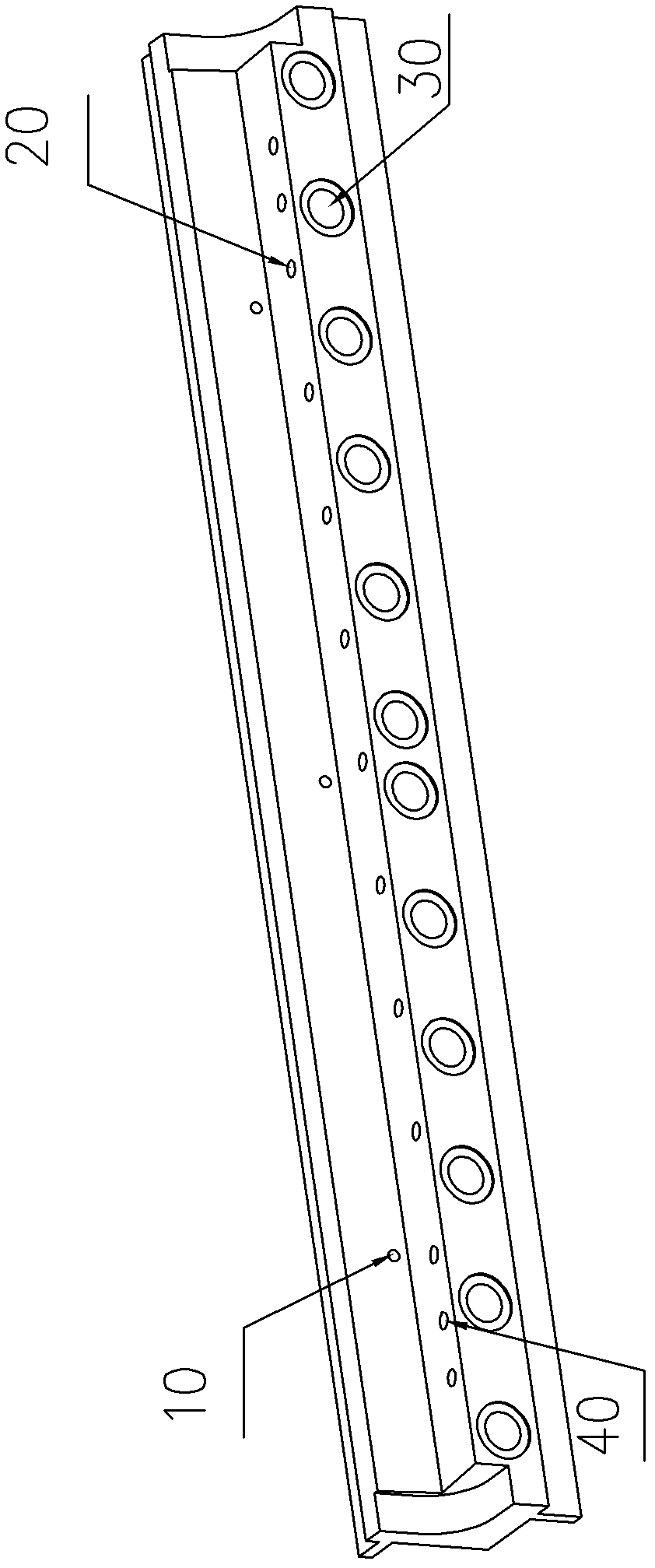 Preparation method of upper tool post of cold-rolled flying shear