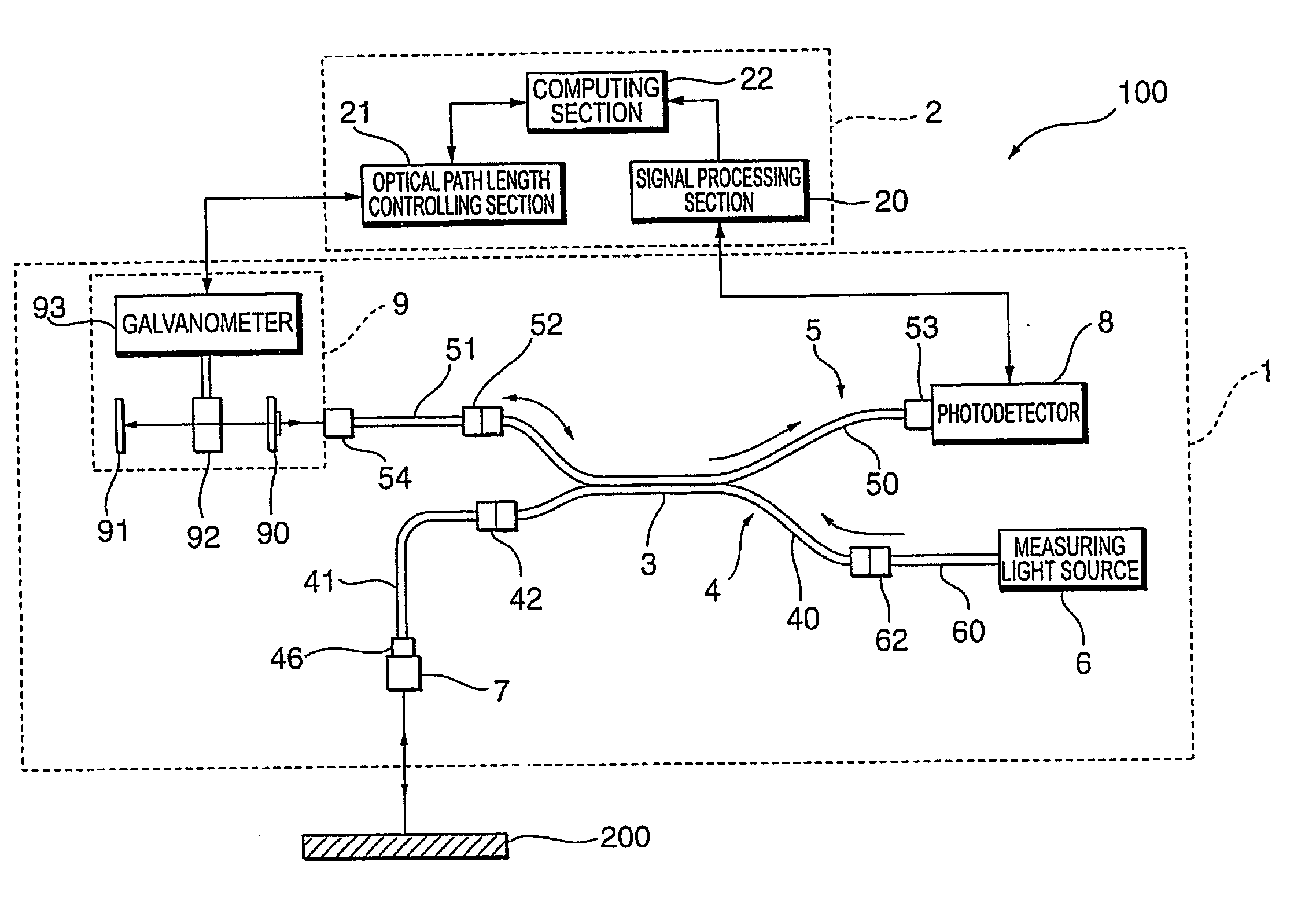 Thickness measuring device