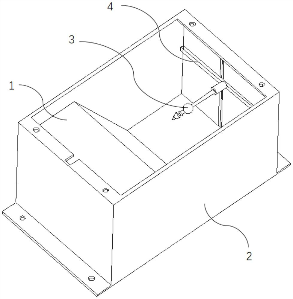 An indoor simulation device and method for slope blasting