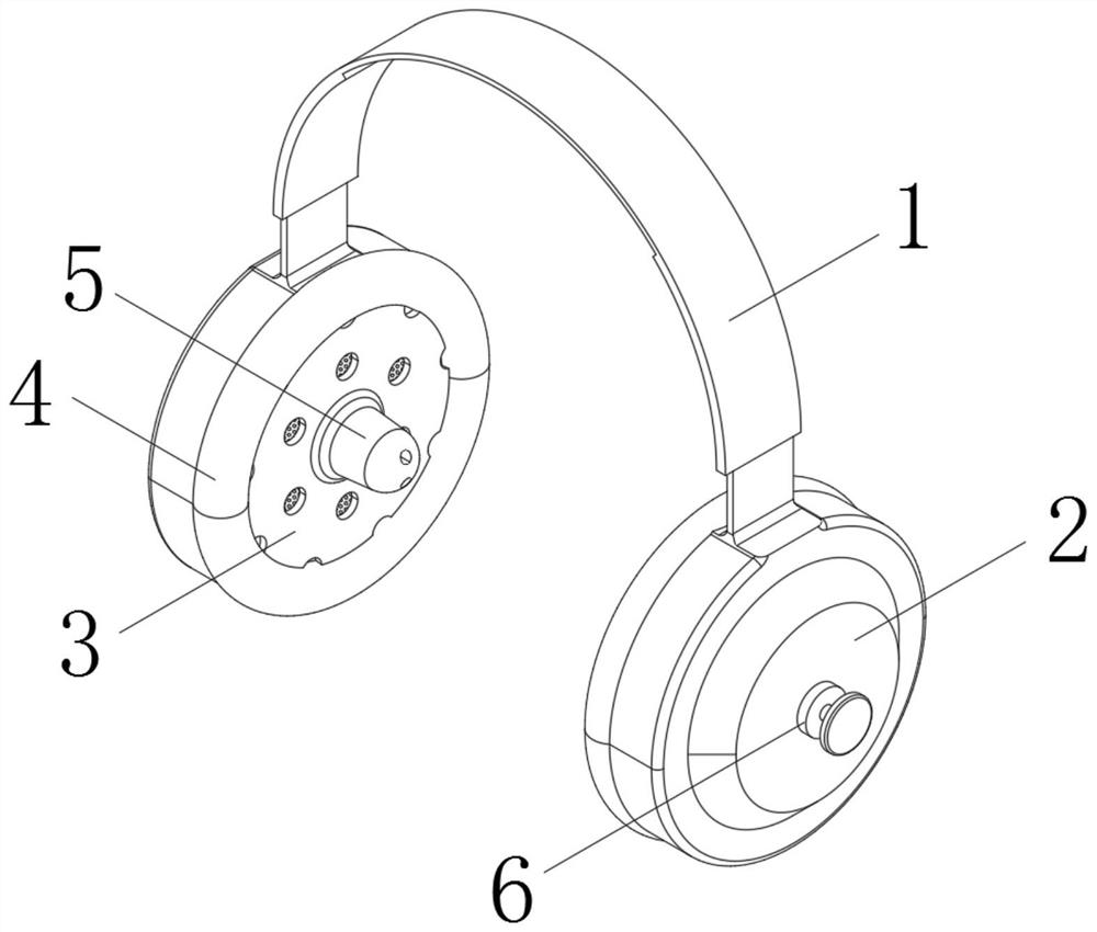 Ear protection device capable of effectively insulating sound and used for ear-nose-throat department nursing