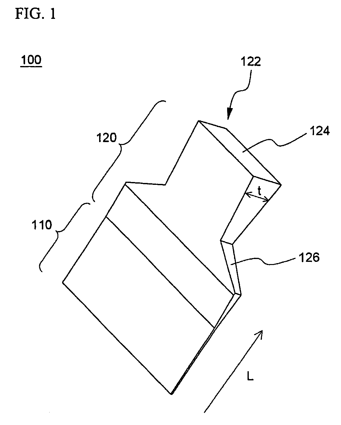 Three-dimensional electrode terminal for pouch-typed battery
