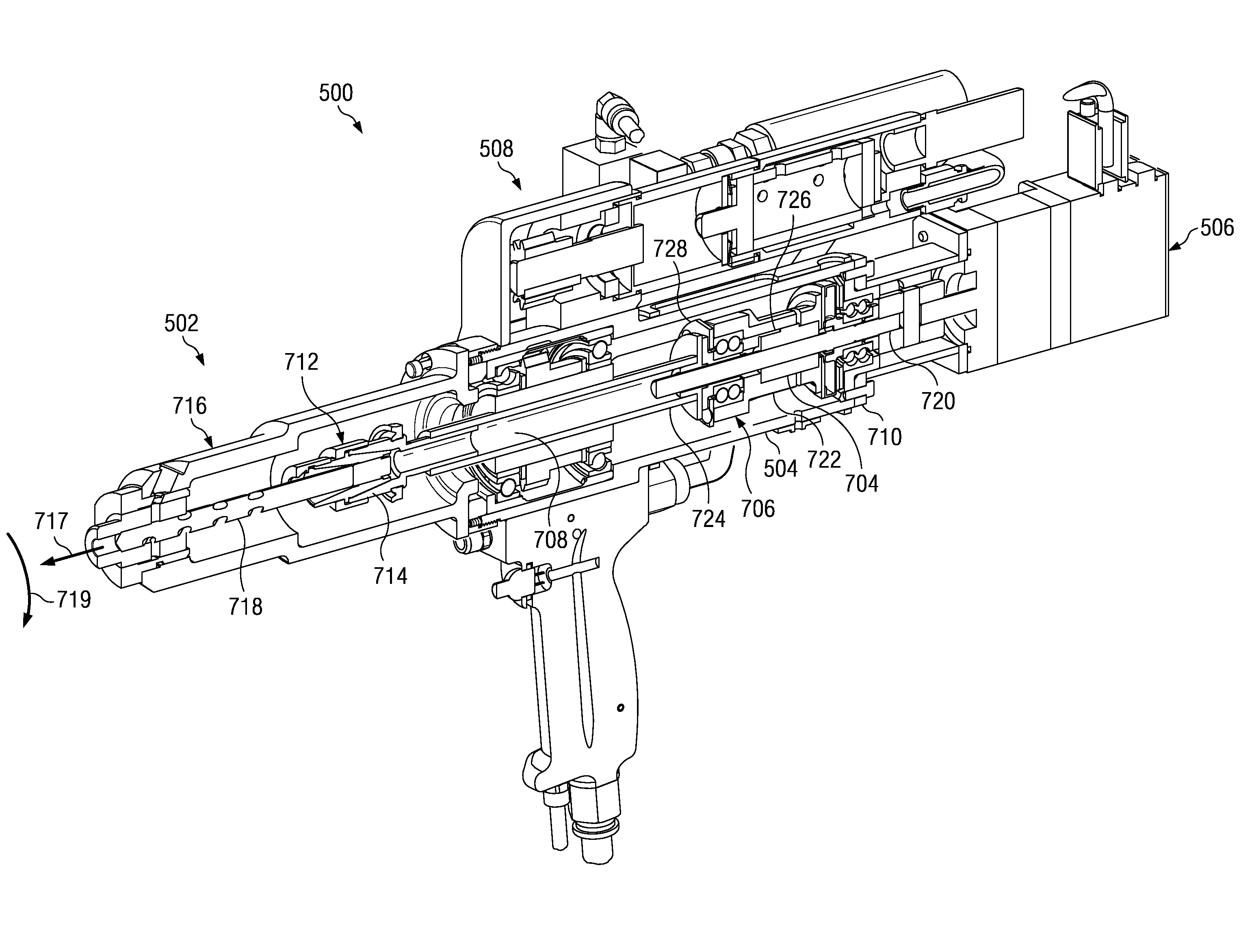 Method and apparatus for a spindle with servo feed control