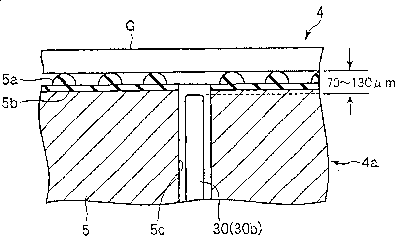 Substrate placing stage and substrate processing apparatus