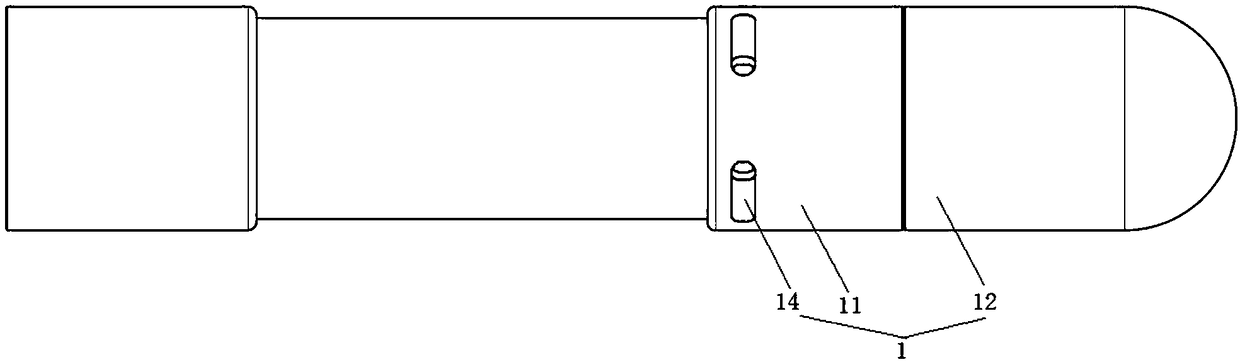 Low-frequency hydraulic pulse fracturing tool