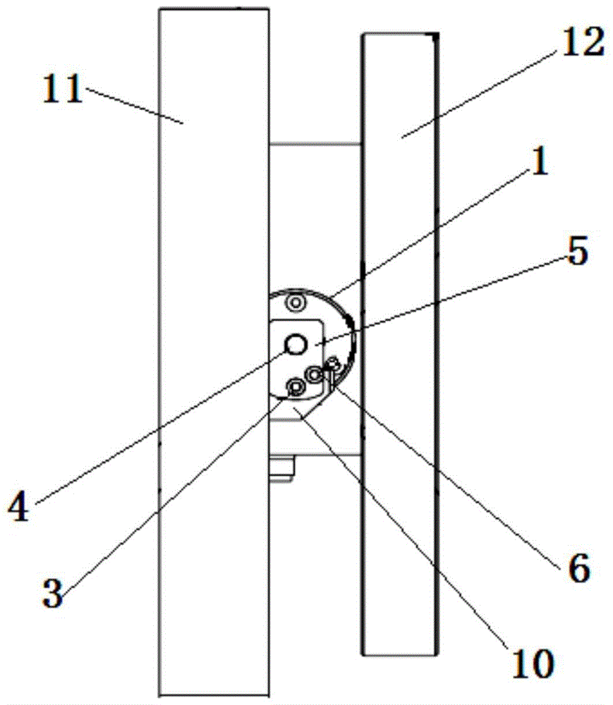 Display rotation device and rotation method thereof