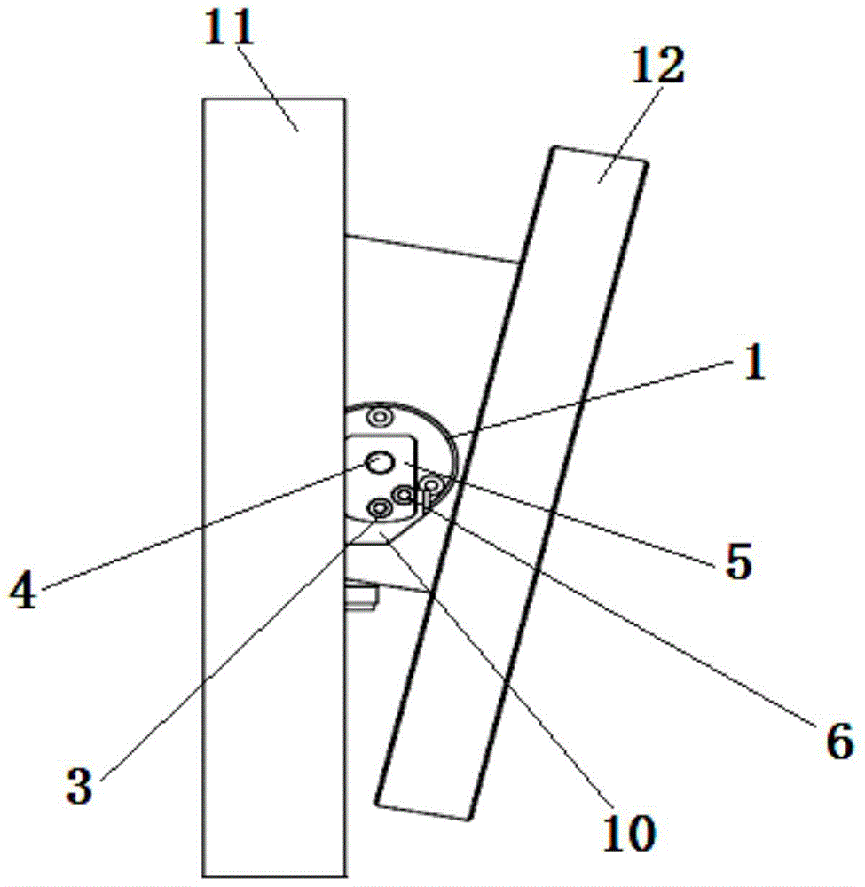 Display rotation device and rotation method thereof