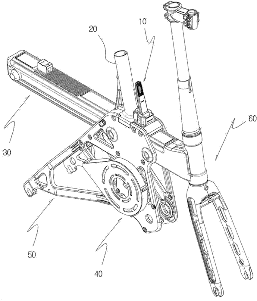 Bicycle frame structure