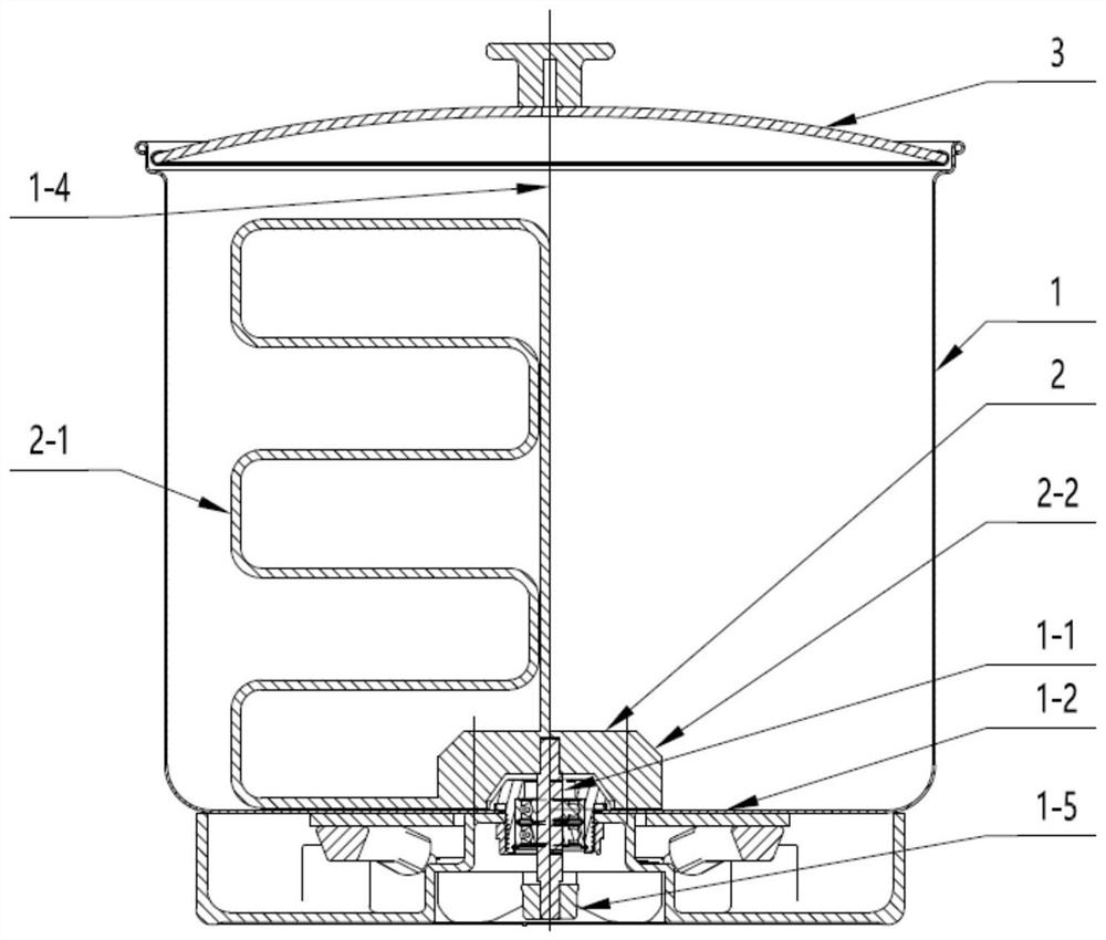 Viscous food material processor and method