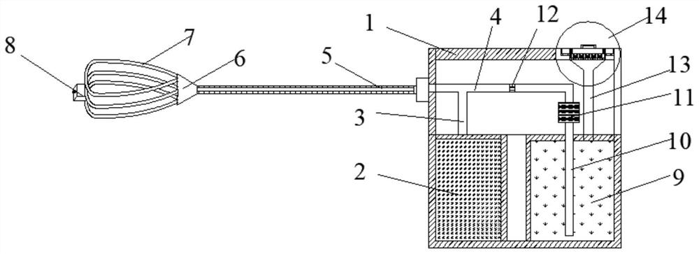 Convenient-to-use type multifunctional clinical breathing device for internal medicine