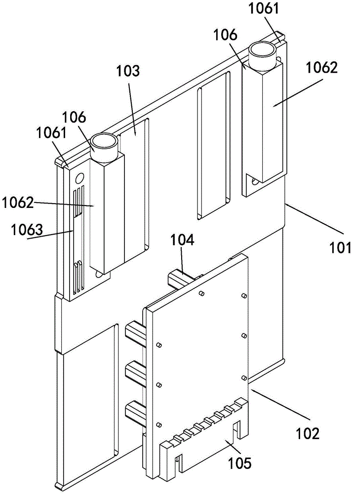 Lithium ion battery pack module and lithium ion battery pack with same