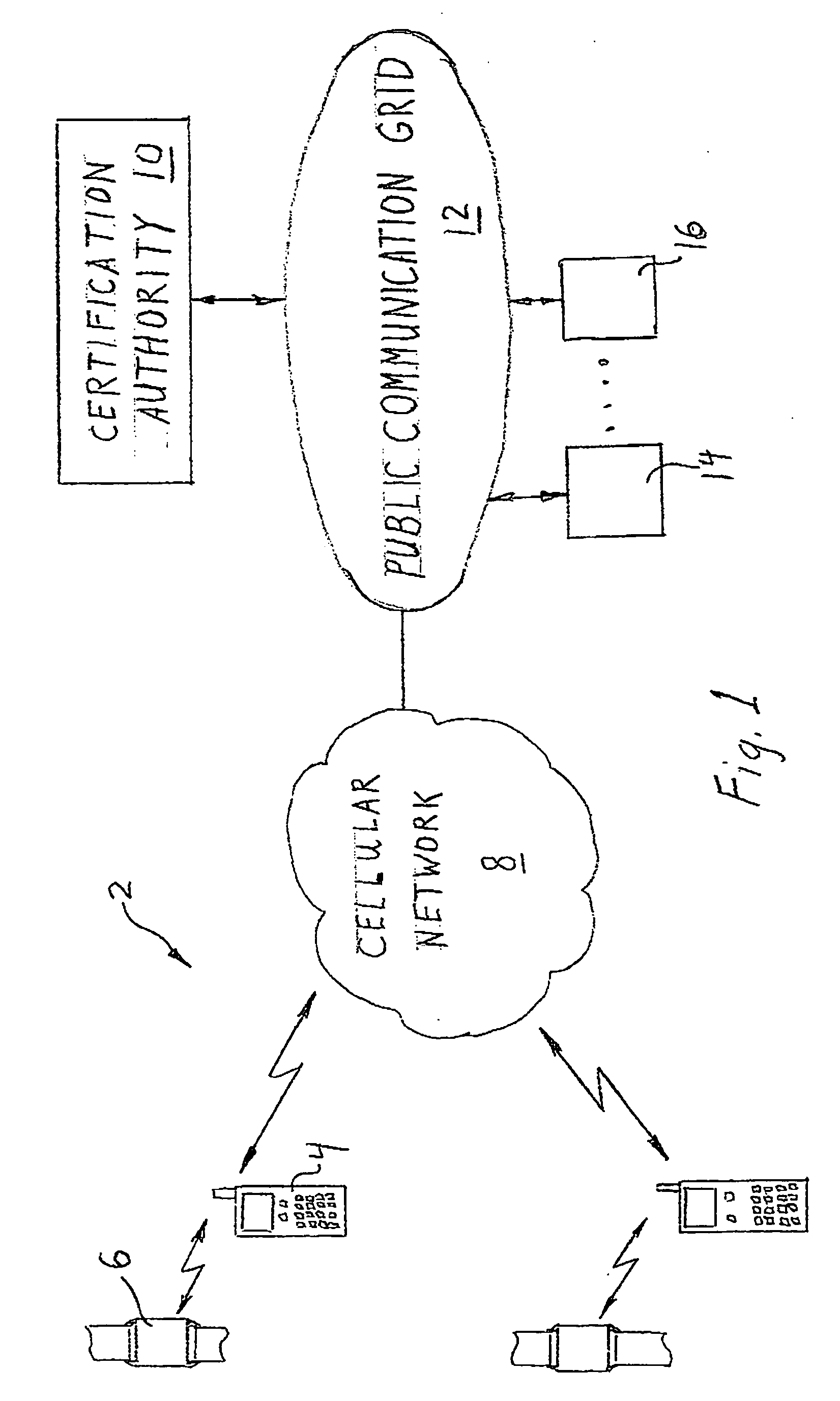 Security system for handheld wireless devices using-time variable encryption keys