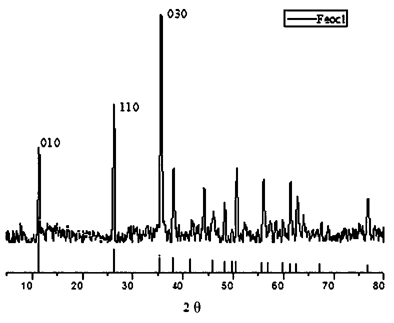 FeOCl-based lignocellulose pretreatment system and application thereof